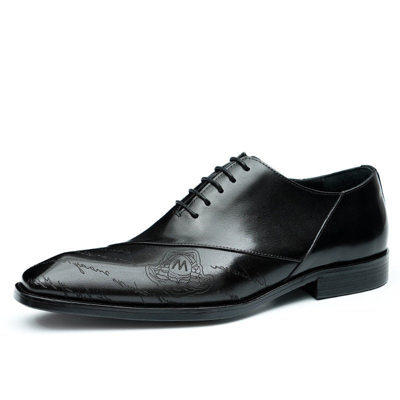 Men's Script Oxford Dress Shoes | Bespoke Artisan Footwearyes
