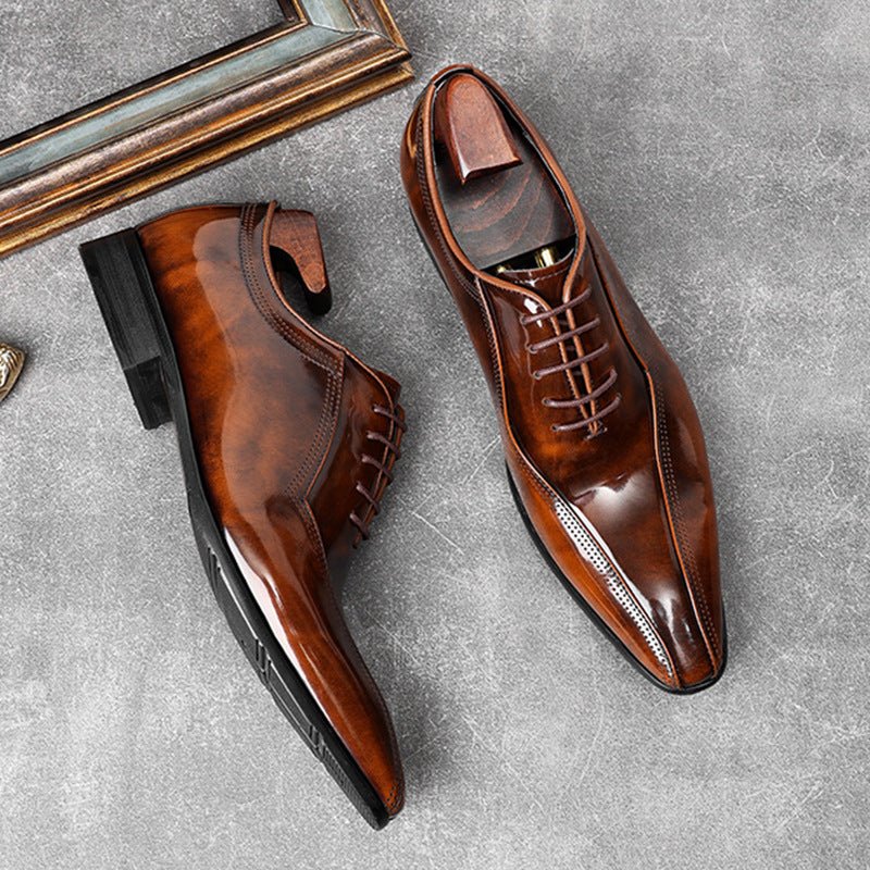 Men's Sculpted Split - Toe Oxfords: Swanky Fashion Wedding Dress Shoesyes