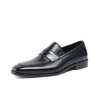 Mens Square Toe Derby Shoes: Stylish Slip-on Dress Shoes for Gala