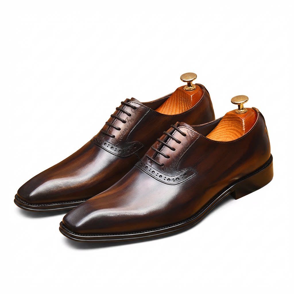 Men's Square Toe Oxford | Classic Professional Dress Shoesyes