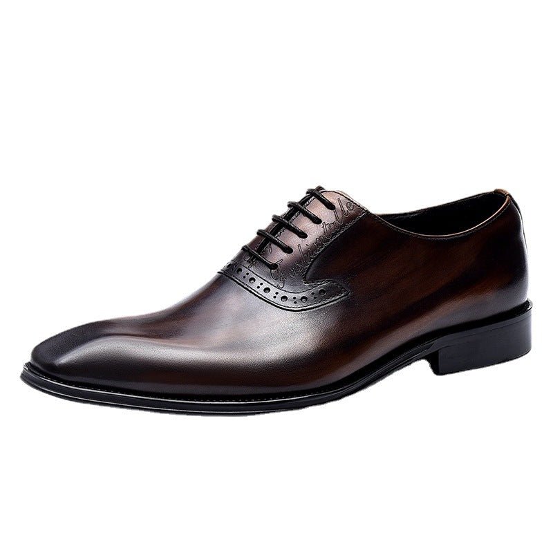 Men's Square Toe Oxford | Classic Professional Dress Shoesyes