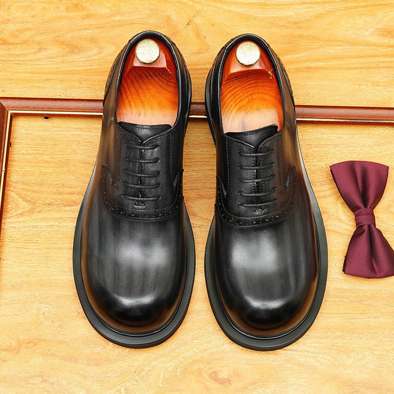 Men's Square Toe U - Tip Oxford Shoes | Artisan Professional Footwearyes