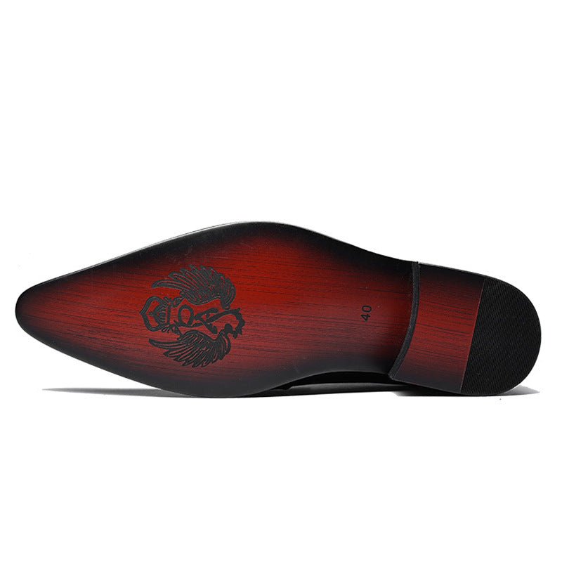 Men's Stately Pointed Oxfords: Premier Fashion Occasion Dress Shoesyes