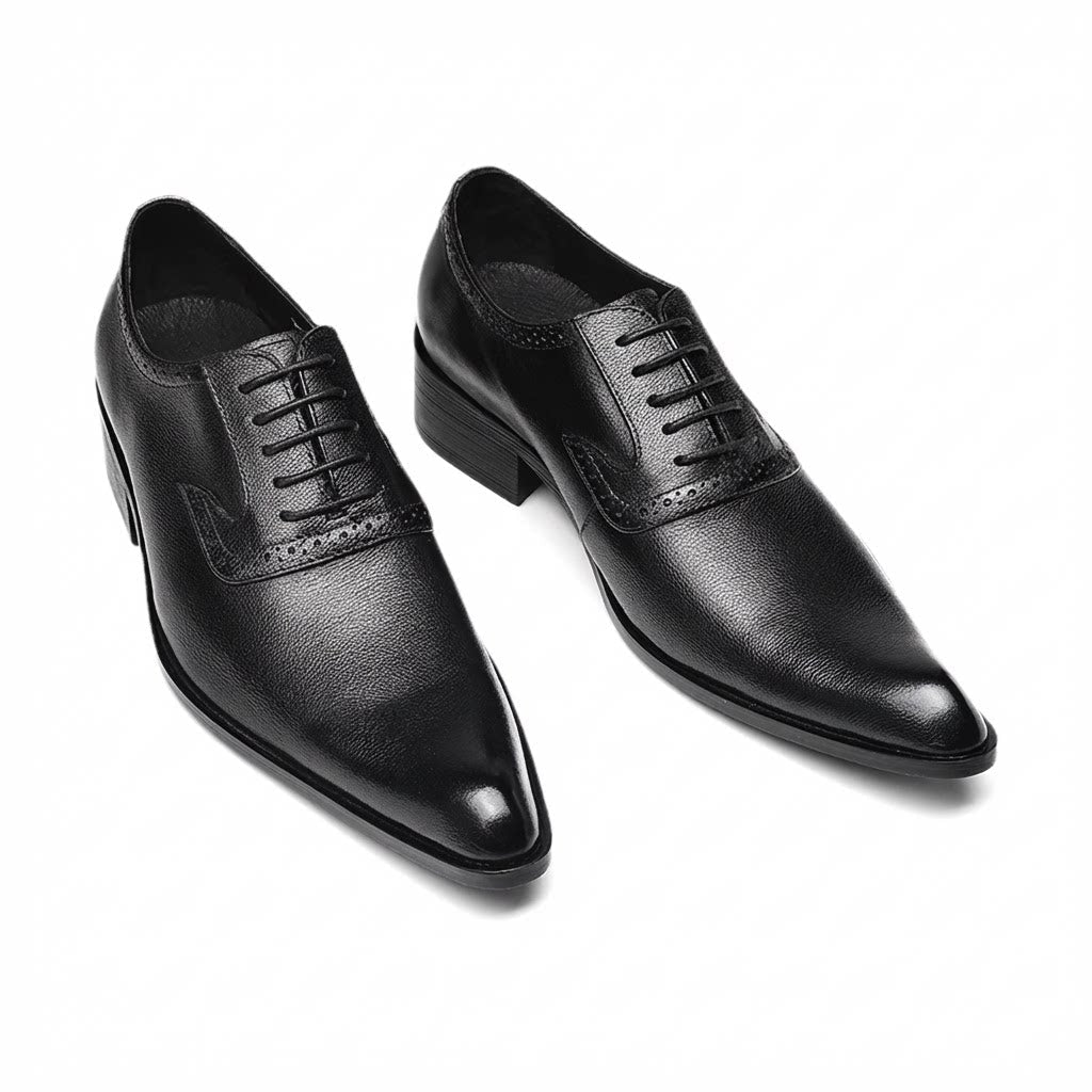 Men's Stately Pointed Oxfords: Premier Fashion Occasion Dress Shoesyes