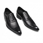 Men's Stately Pointed Oxfords: Premier Fashion Occasion Dress Shoesyes
