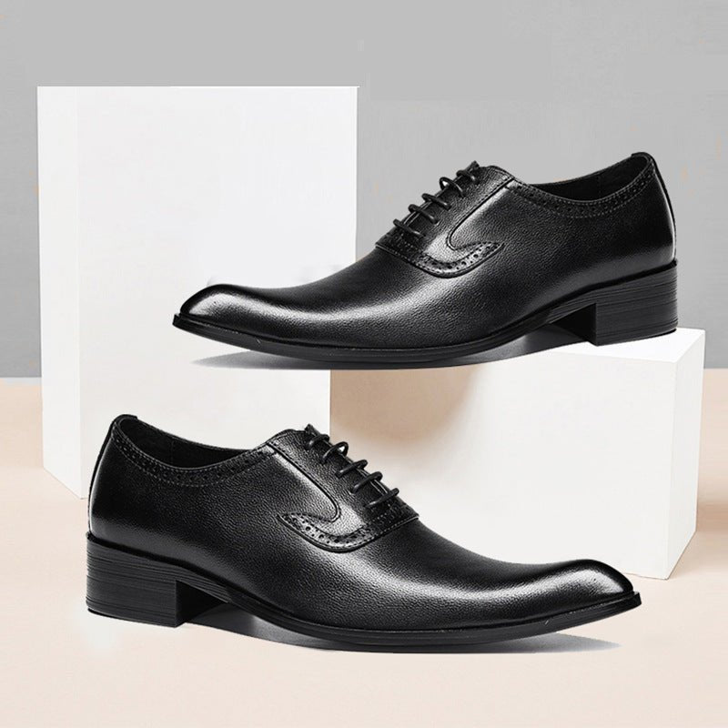 Men's Stately Pointed Oxfords: Premier Fashion Occasion Dress Shoesyes