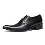 Men's Stately Pointed Oxfords: Premier Fashion Occasion Dress Shoesyes