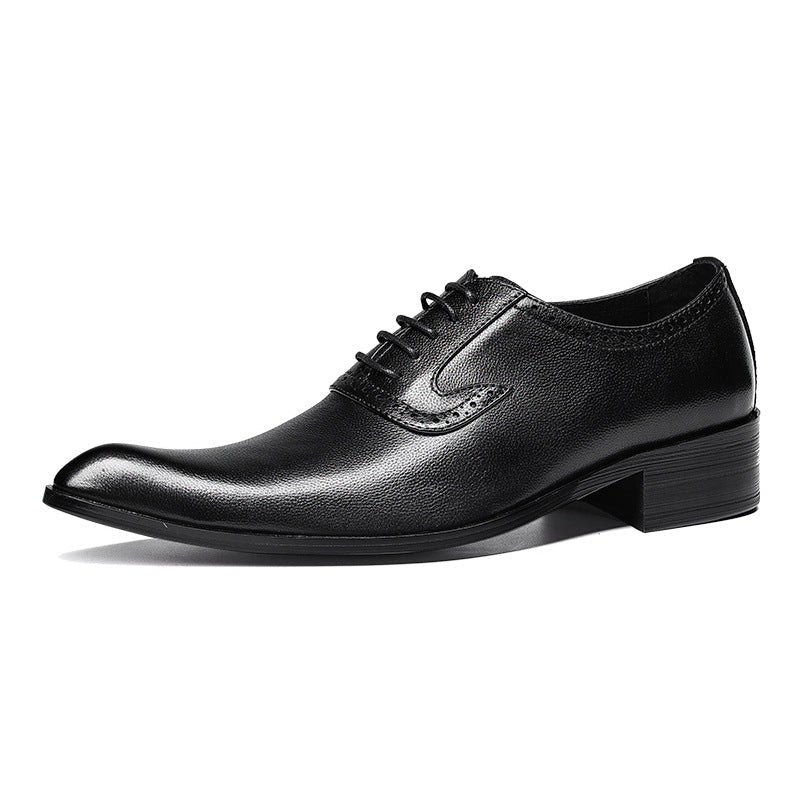 Men's Stately Pointed Oxfords: Premier Fashion Occasion Dress Shoesyes