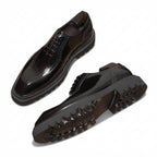 Men's Sturdy Wingtip Oxfords: Fashion Elite Wedding Dress Shoesyes