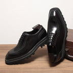 Men's Sturdy Wingtip Oxfords: Fashion Elite Wedding Dress Shoesyes