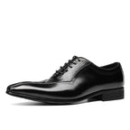 Men's Textured Ridge Oxfords: Dashing Fashion Bridal Dress Shoesyes