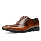 Men's Textured Ridge Oxfords: Dashing Fashion Bridal Dress Shoesyes