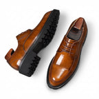 Men's Thick Sole Derby Shoes: Fashion Party Formal Dress Shoesyes