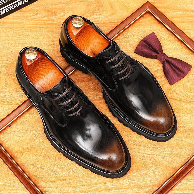Men's U - Tip Oxford Dress Shoes | Avant - Garde Platform Footwearyes