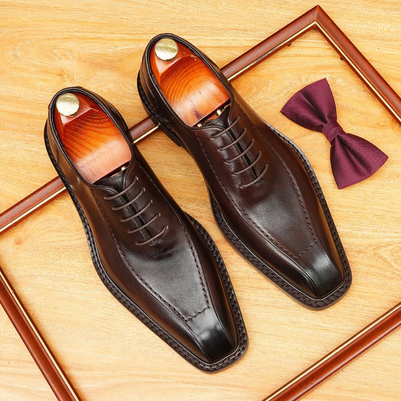 Men's U - Tip Oxford Dress Shoes | Modern Classic Business Footwearyes