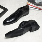 Men's Wingtip Brogue Derby Shoes: Stylish Wedding Formal Dress Shoesyes