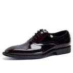 Men's Wingtip Brogue Oxford Dress Shoes Polished Leather Formal Shoesyes