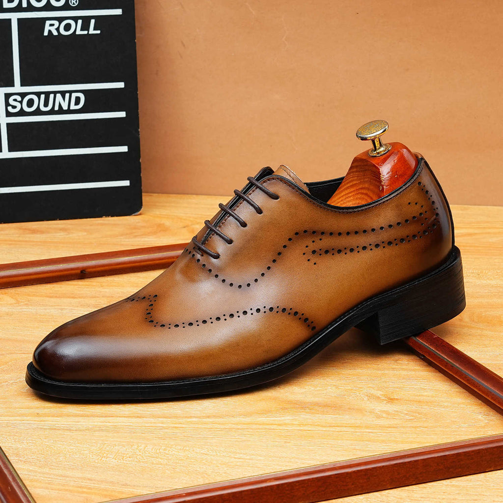 Men's Wingtip Brogue Oxford | Italian Fashion Dress Shoesyes