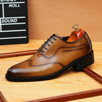 Men's Wingtip Brogue Oxford | Italian Fashion Dress Shoesyes