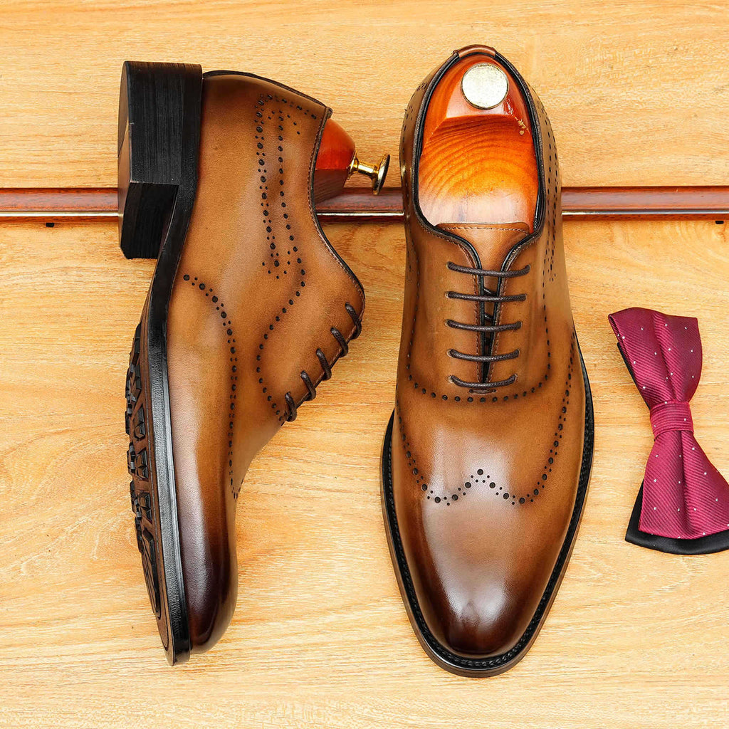 Men's Wingtip Brogue Oxford | Italian Fashion Dress Shoesyes
