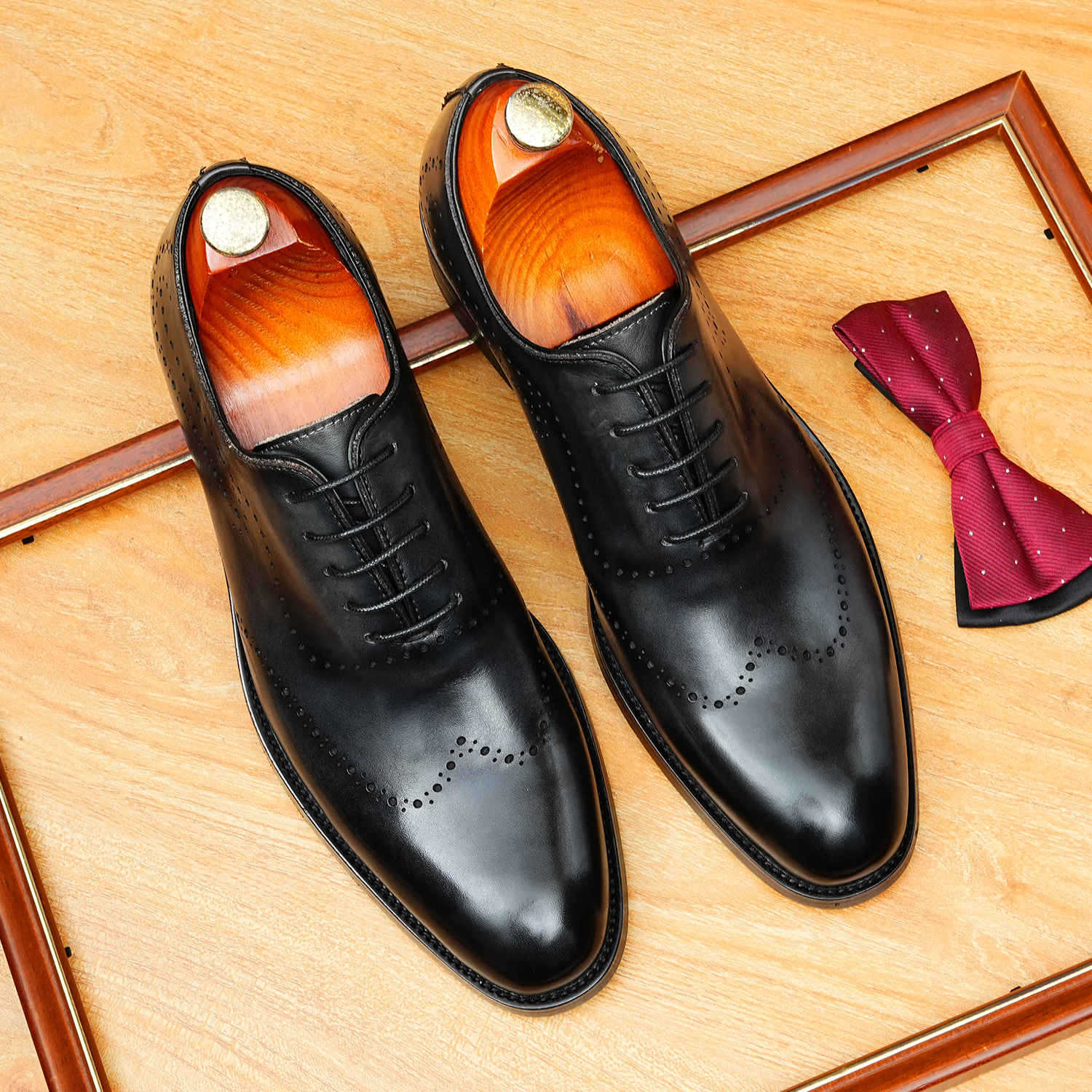 Men's Wingtip Brogue Oxford | Italian Fashion Dress Shoesyes