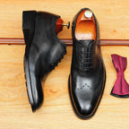 Men's Wingtip Brogue Oxford | Italian Fashion Dress Shoesyes