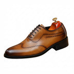 Men's Wingtip Brogue Oxford | Italian Fashion Dress Shoesyes