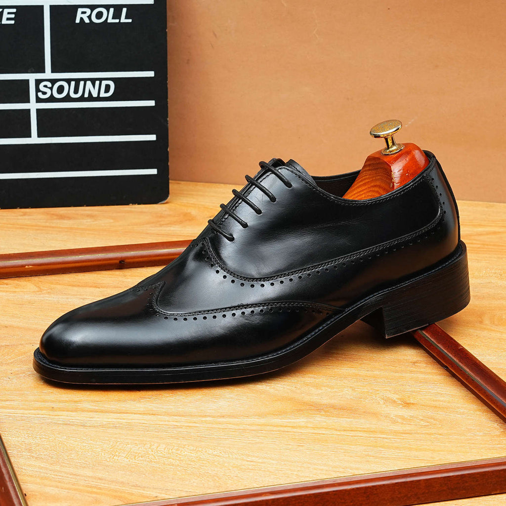 Men's Wingtip Brogue Oxford | Rugged Luxury Dress Shoesyes