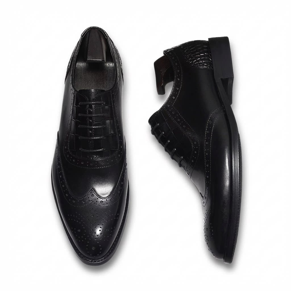 Men's Wingtip Brogue Oxfords: Fashion Matrimonial Wedding Dress Shoesyes