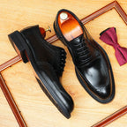 Men's Wingtip Oxford Dress Shoes | Classic Business Formal Footwearyes