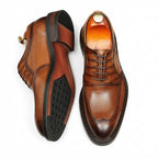 Men's Wingtip Oxford Dress Shoes | Classic Business Formal Footwearyes