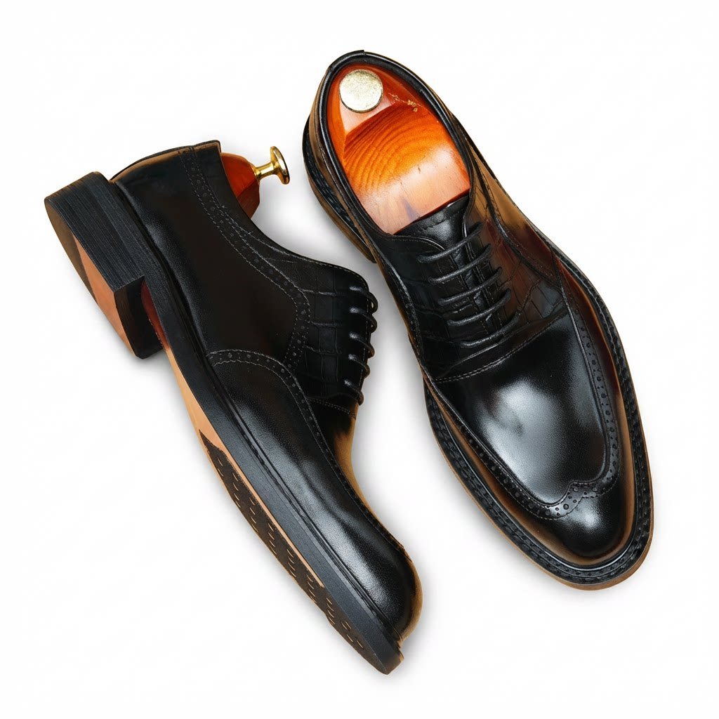 Men's Wingtip Oxford Dress Shoes | Classic Business Formal Footwearyes