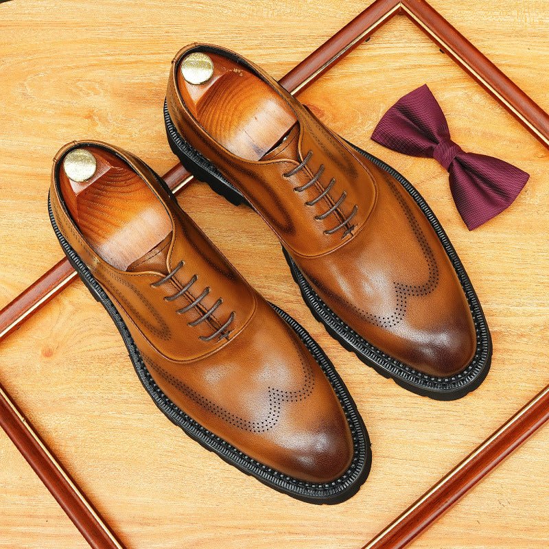 Men's Wingtip Oxford Dress Shoes | Contemporary Rugged Luxuryyes