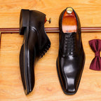 Men's Wingtip Square Toe Oxford | Italian Artisan Dress Shoesyes