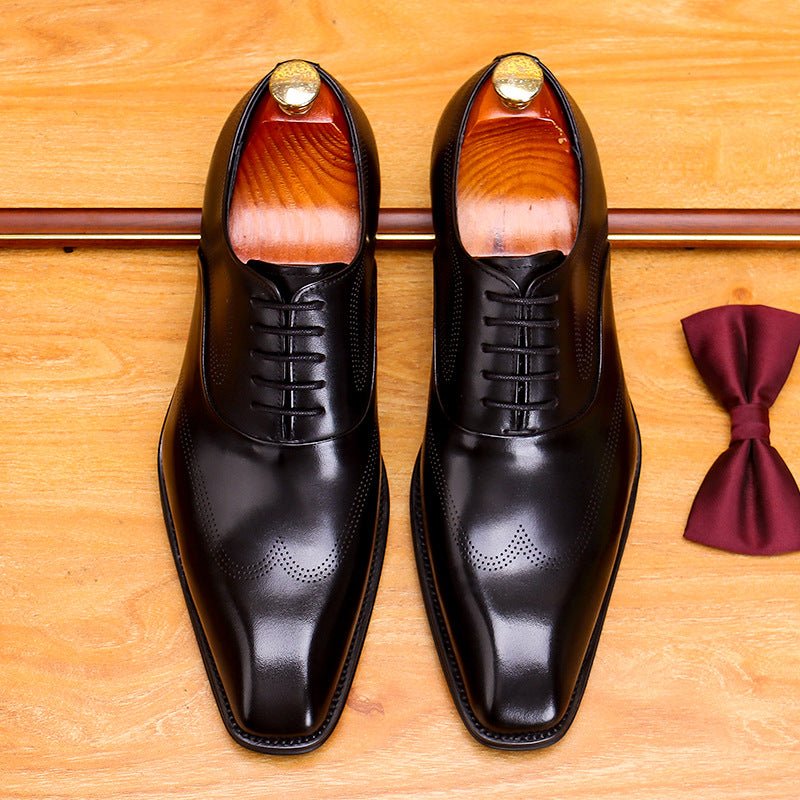 Men's Wingtip Square Toe Oxford | Italian Artisan Dress Shoesyes