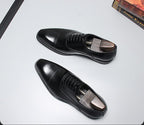 Men's Wood - Grain Cap Toe Oxfords: Fashion Rite Wedding Dress Shoesyes