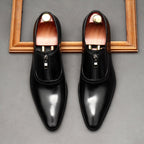 Men's Zipper Front Dress Shoes: Stylish Pointed Toe Wedding Loafersyes