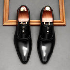 Men's Zipper Front Dress Shoes: Stylish Pointed Toe Wedding Loafersyes