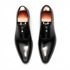 Men's Zipper Front Dress Shoes: Stylish Pointed Toe Wedding Loafersyes