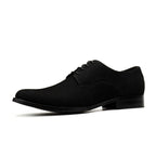 Minimalist Men's Suede Derby: Premium Formal Business Dress Shoesyes