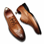 Modern Men's Derby Shoes: Stylish Groomsmen Wedding Formal Shoesyes