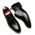 Modern Men's Derby Shoes: Stylish Groomsmen Wedding Formal Shoesyes