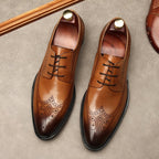 Modern Men's Derby Shoes: Stylish Groomsmen Wedding Formal Shoesyes