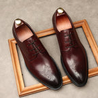 Modern Men's Derby Shoes: Stylish Groomsmen Wedding Formal Shoesyes