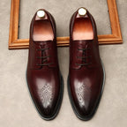 Modern Men's Derby Shoes: Stylish Groomsmen Wedding Formal Shoesyes