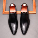 Modern Men's Pointed Toe Dress Shoes: Stylish Wedding Formal Loafersyes