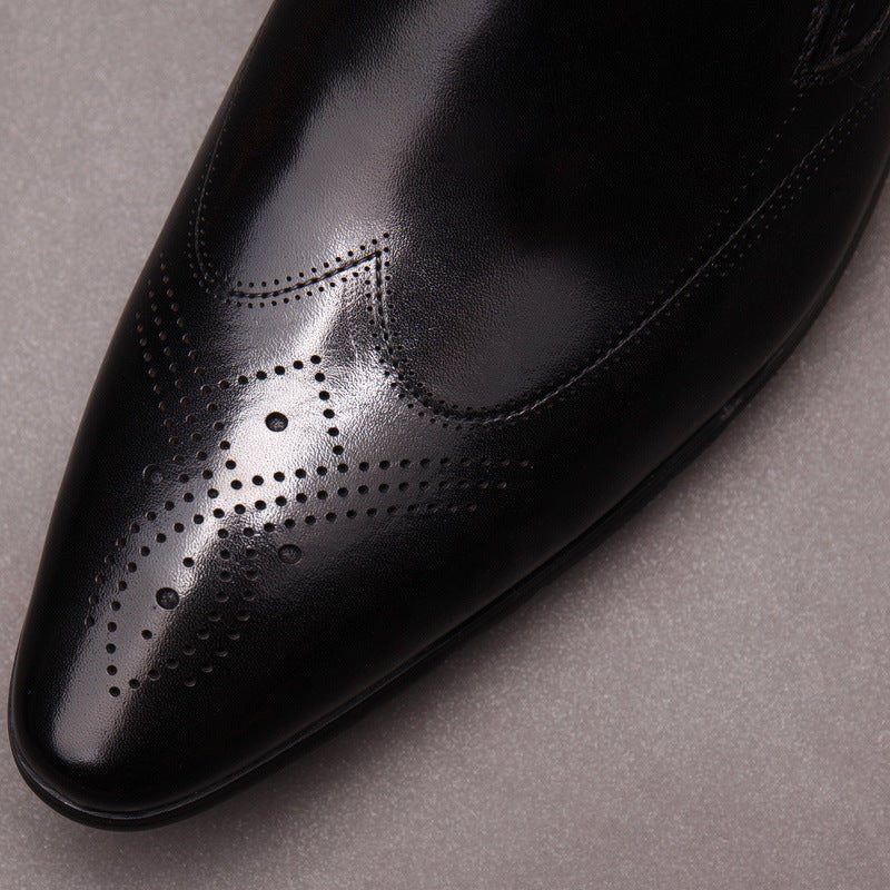 Modern Men's Pointed Toe Dress Shoes: Stylish Wedding Formal Loafersyes