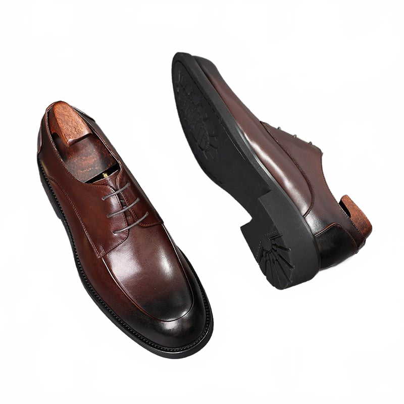 formal Dress shoes for men Round toe Lace up Derby shoes