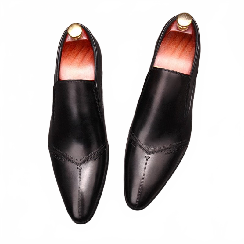 formal loafer men's casual dress shoes Pointed toe Business shoes