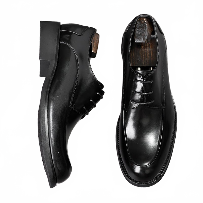 formal Dress shoes for men Round toe Lace up Derby shoes